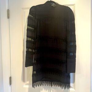Frame Black Lace Dress
